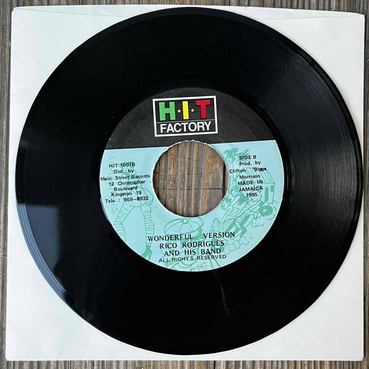 ★試聴！名曲！人気盤！LOUIS ARMSTRONG/What A Wonderful World cover！【Rico Rodriguez - Wonderful World】7inch H.I.T. Factory JAの画像3