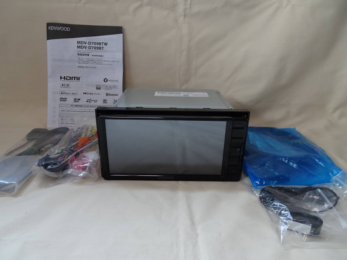 ケンウッドナビMDV-D709BTW中古品約10ケ月使用-日本代購代Bid第一
