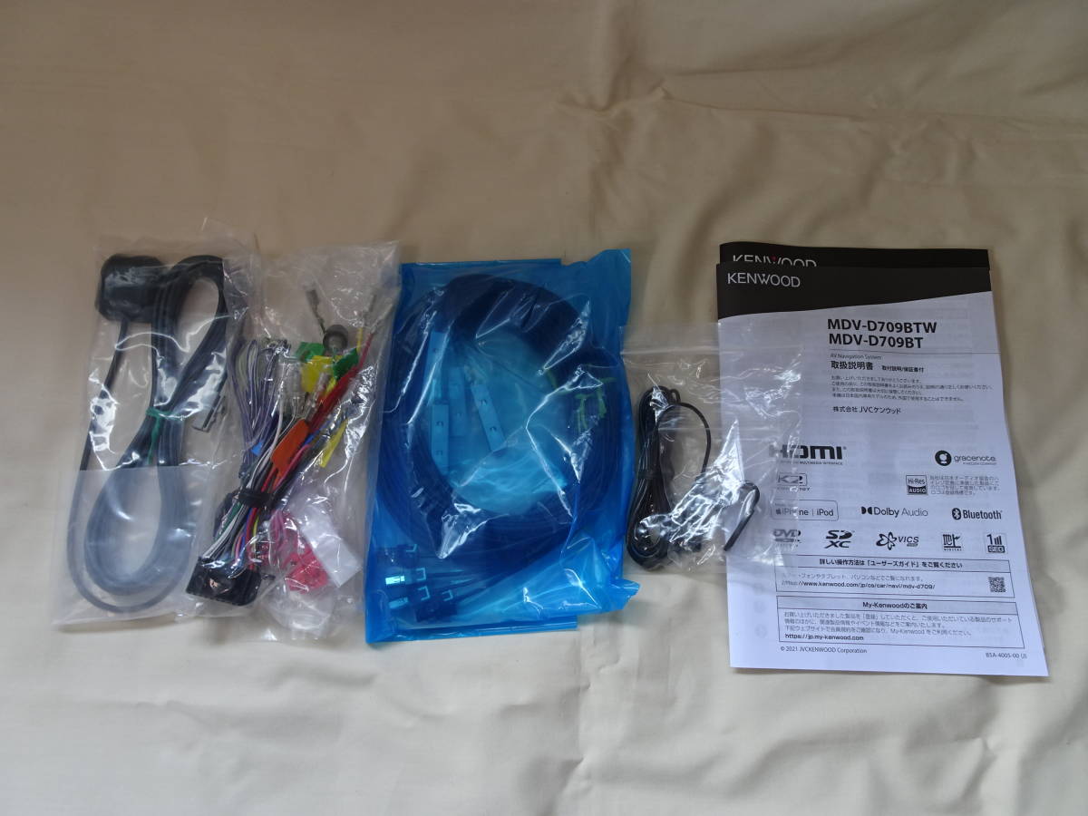 ケンウッドナビMDV-D709BTW中古品約10ケ月使用-日本代購代Bid第一