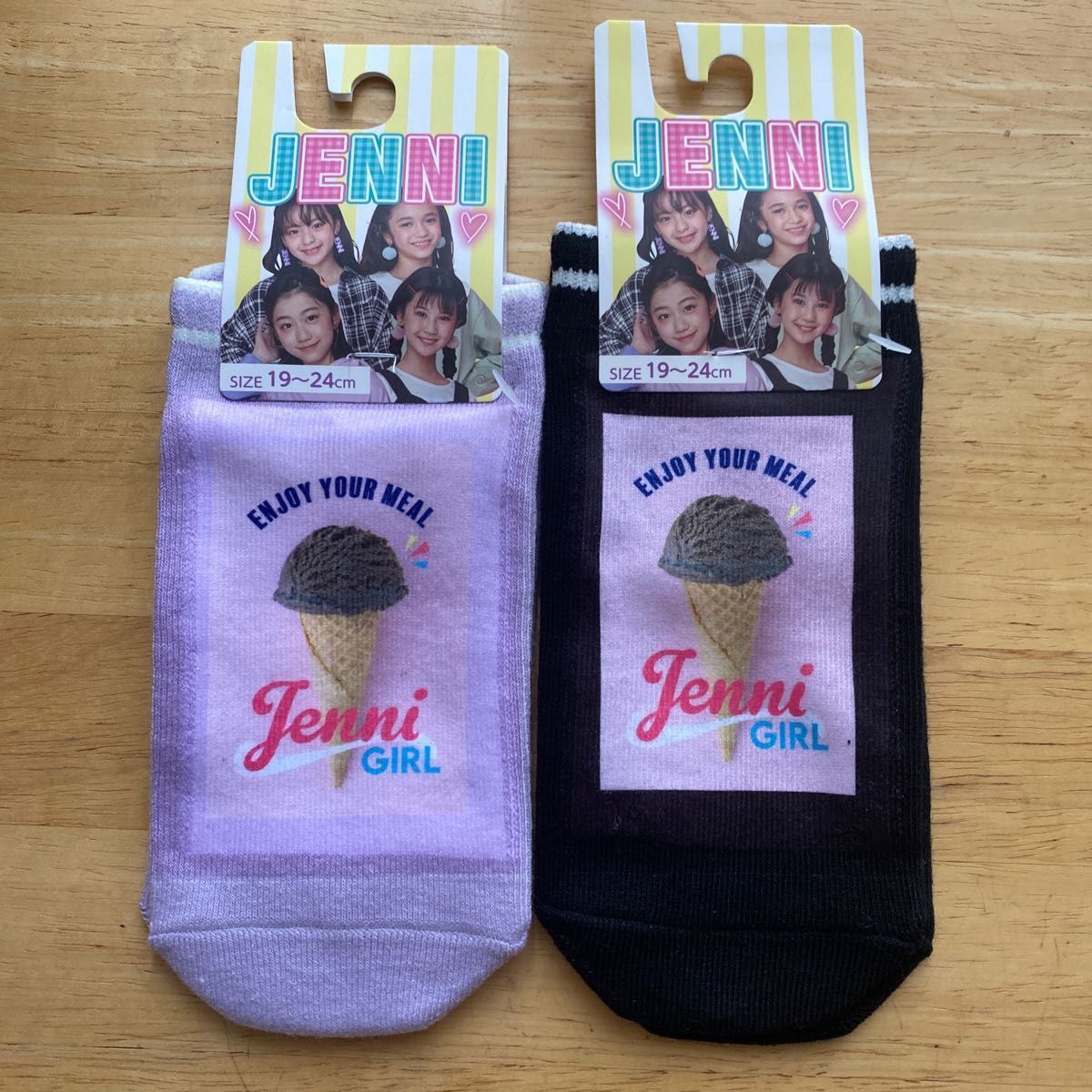 新品 JENNI 靴下 5足セット 19-24cm ガールズソックス 女の子