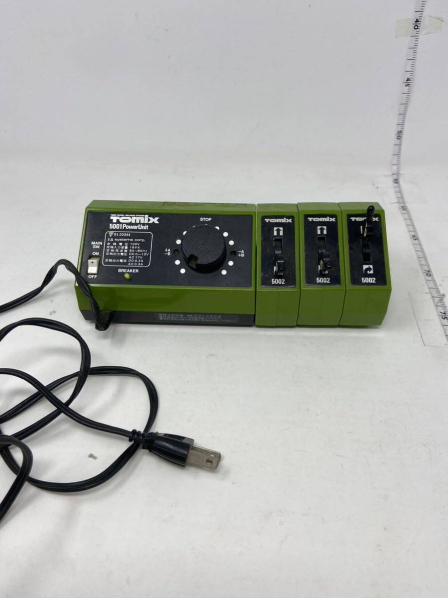 中古　タカラトミー TOMIX 5001 PowerUnit コントローラー 5002 現状品_画像1