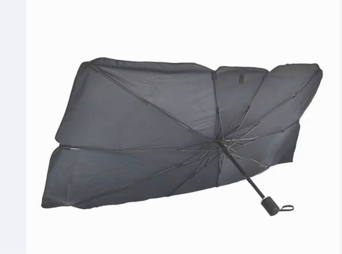車用　傘型　サンシェード　幅120cm　遮光　断熱　収納便利　内装保護　UVカット　紫外線　Sサイズ