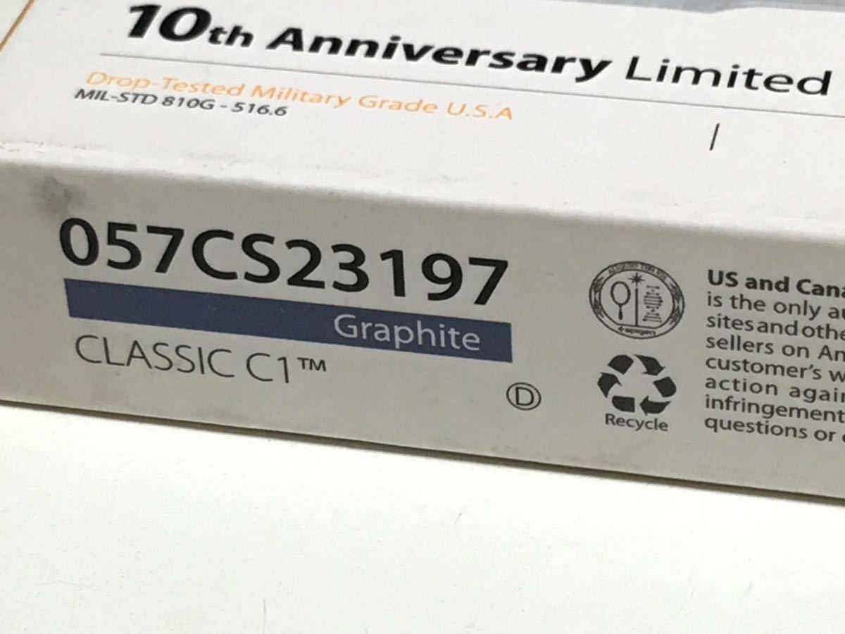 匿名送料込み iPhoneX用カバー ケース spigen シュピゲン　10th Anniversary limited edition Graphite iPhone10 アイフォーンX/TZ6_画像4
