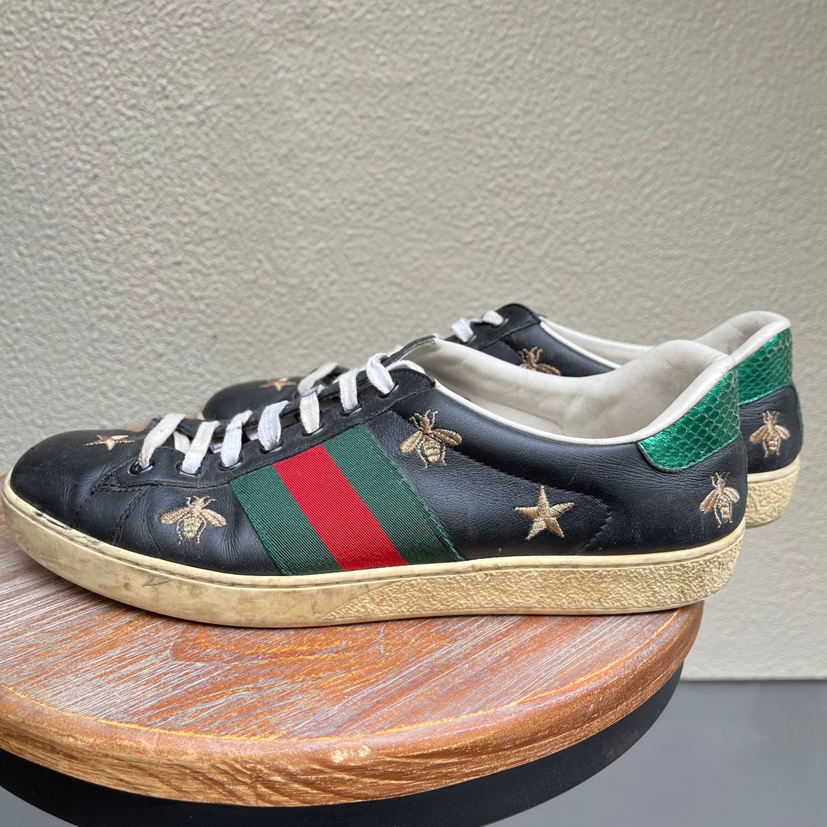 GUCCI グッチ シェリーライン エースビー スター スニーカー