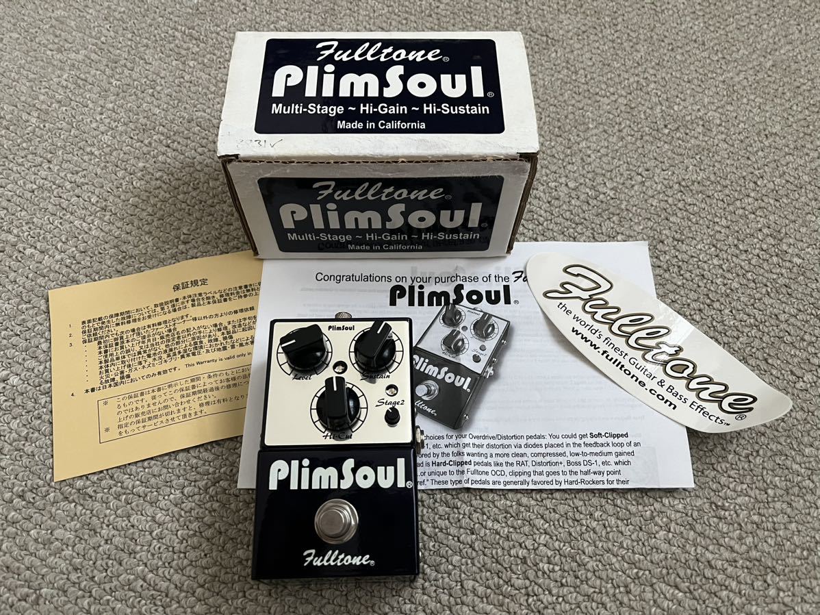 美品】Fulltone PlimSoul オーバードライブ／ディストーション｜Yahoo!フリマ（旧PayPayフリマ）