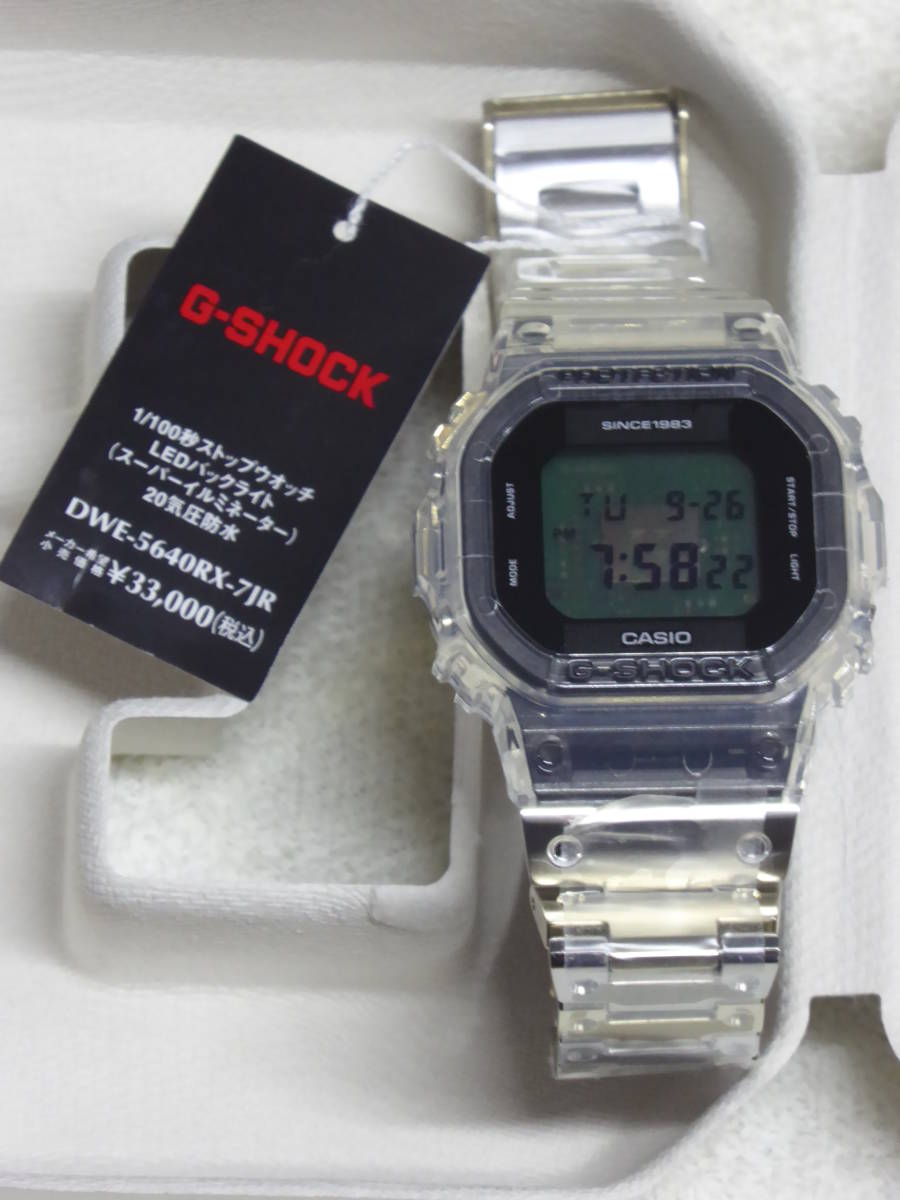 新品未使用】カシオ CASIO G-SHOCK DWE-5640RX-7JR 40th Anniversary