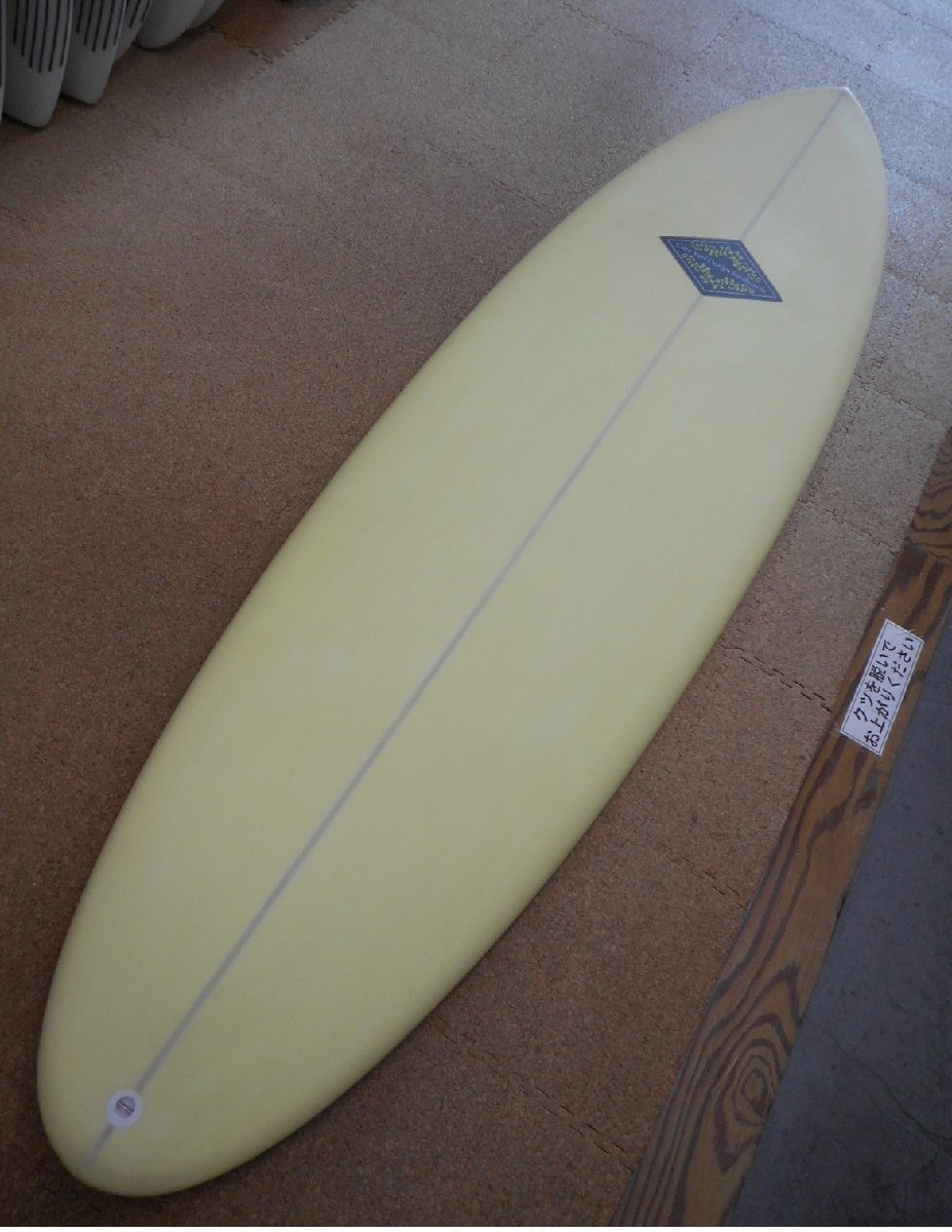 送料無料（一部除く）★2023’　CMC SURF ORIGINAL SURFBOARDS 6'8 イエロー　フィン付　新品_画像4