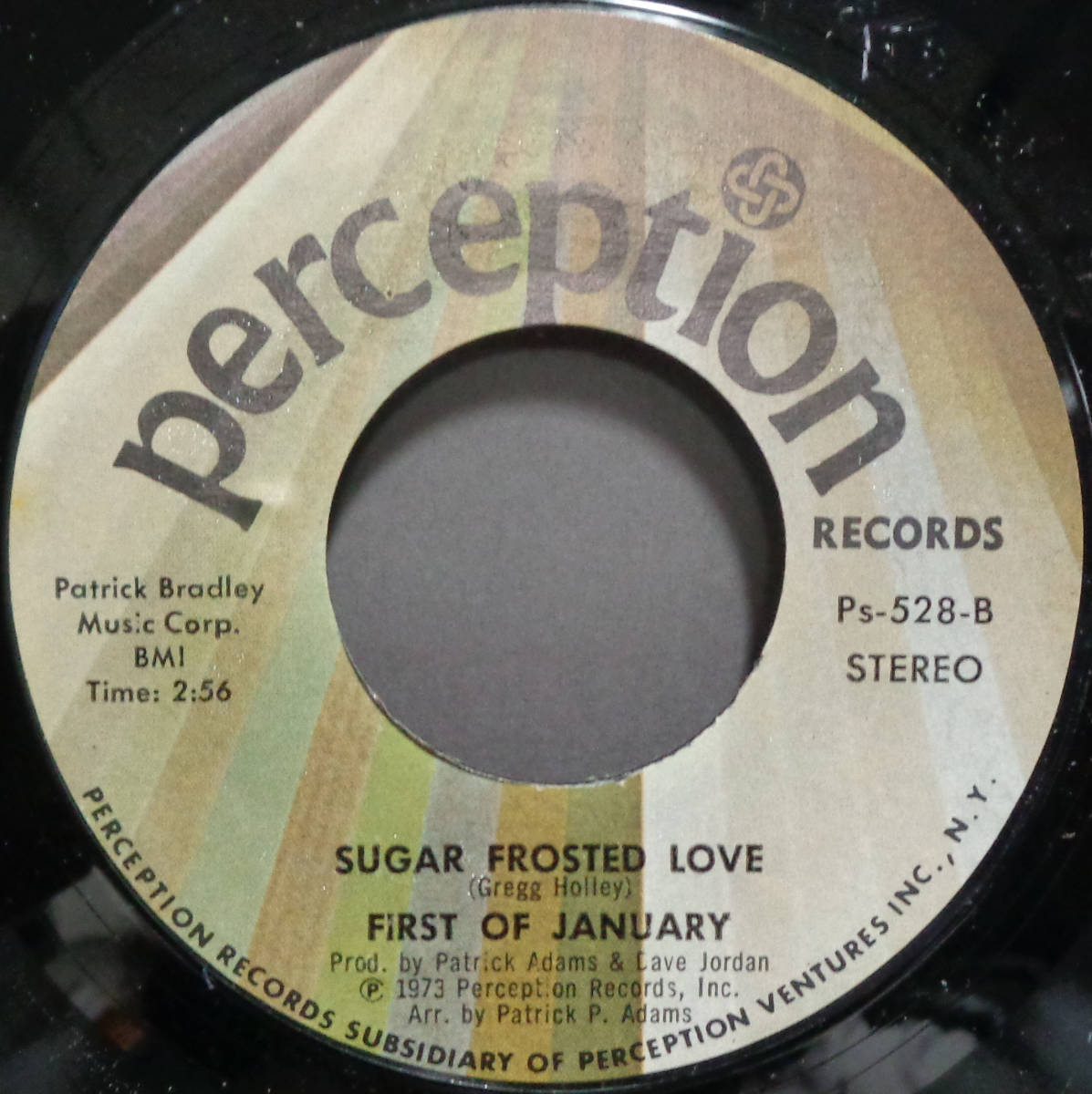 【SOUL 45】FIRST OF JANUARY - I'M GONNA TAKE YOU AWAY WITH ME / SUGAR FROSTED LOVE (s230919032)_画像1