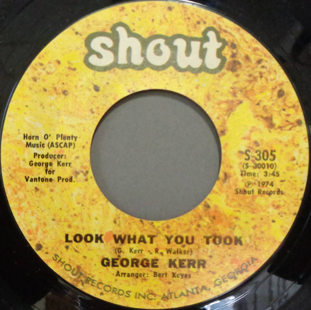 【SOUL 45】GEORGE KERR - LOOK WHAT YOU TOOK / I HAVE A WORLD OF LOVE (s230928032)_画像1