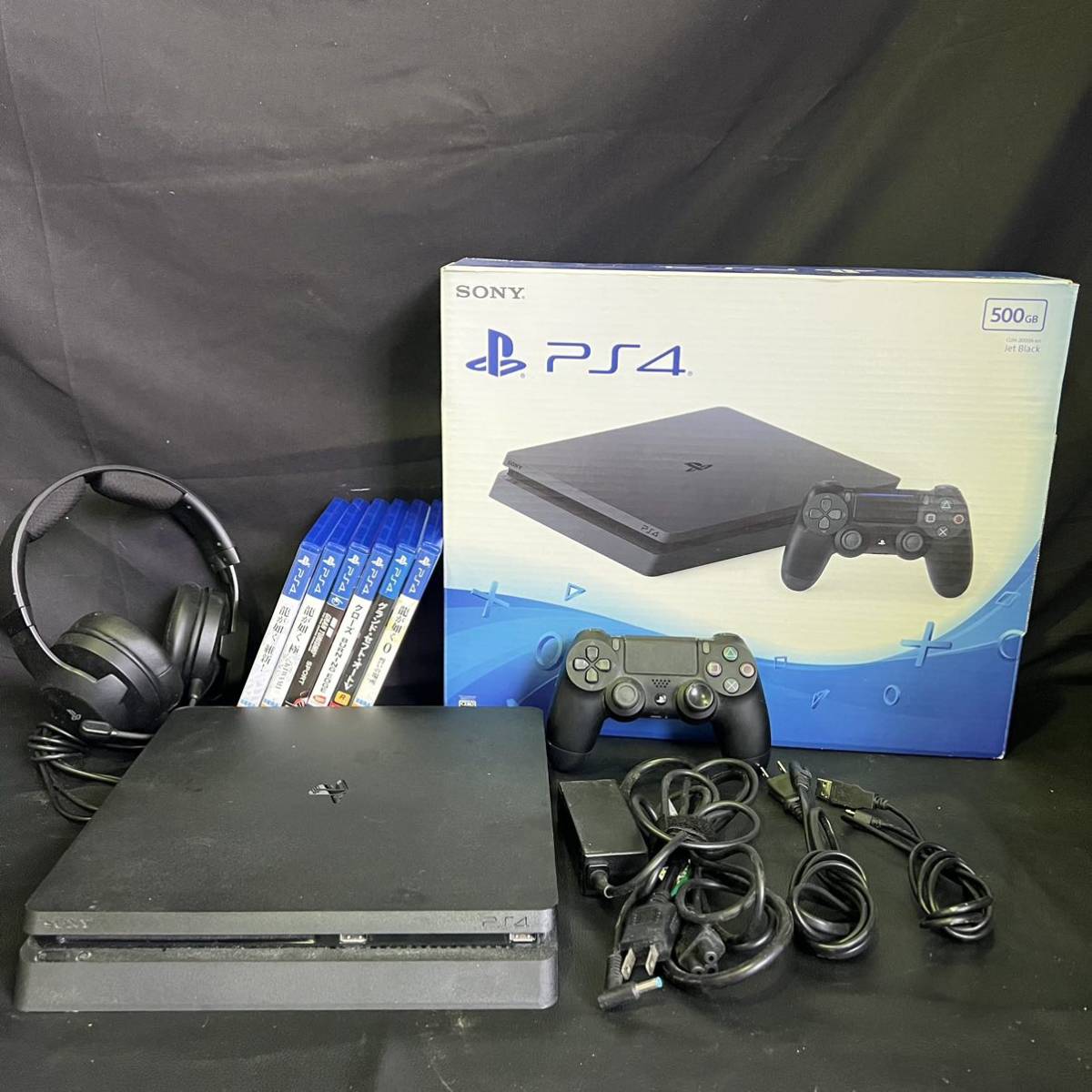 中161 PS4本体 500GB CUH-2000A B01 PS4 プレイステーション カセット