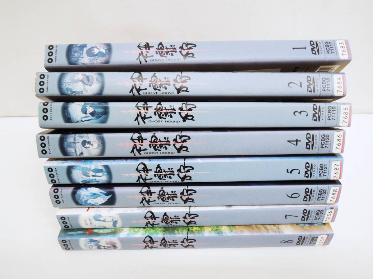 K-2760 神霊狩 GHOST HOUND 全8巻 （ケースなし) DVD レンタル版_画像3