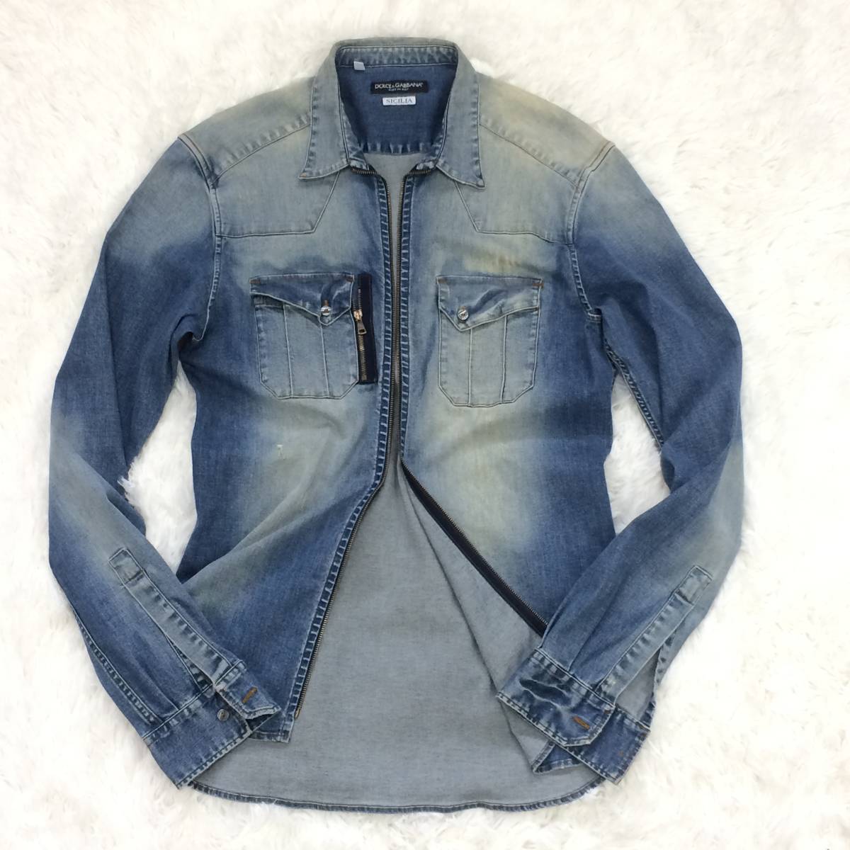 DOLCE&GABBANA/ドルチェ&ガッバーナ SICILIA 染落としウォッシュ加工