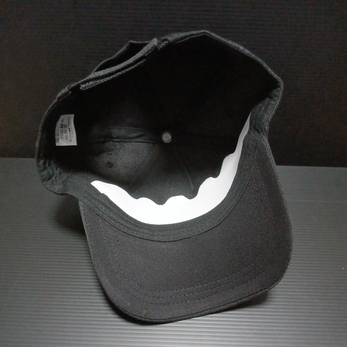 ● ヤンマー「YANMAR キャップ」刺繍 帽子　黒系／白ロゴ_画像8