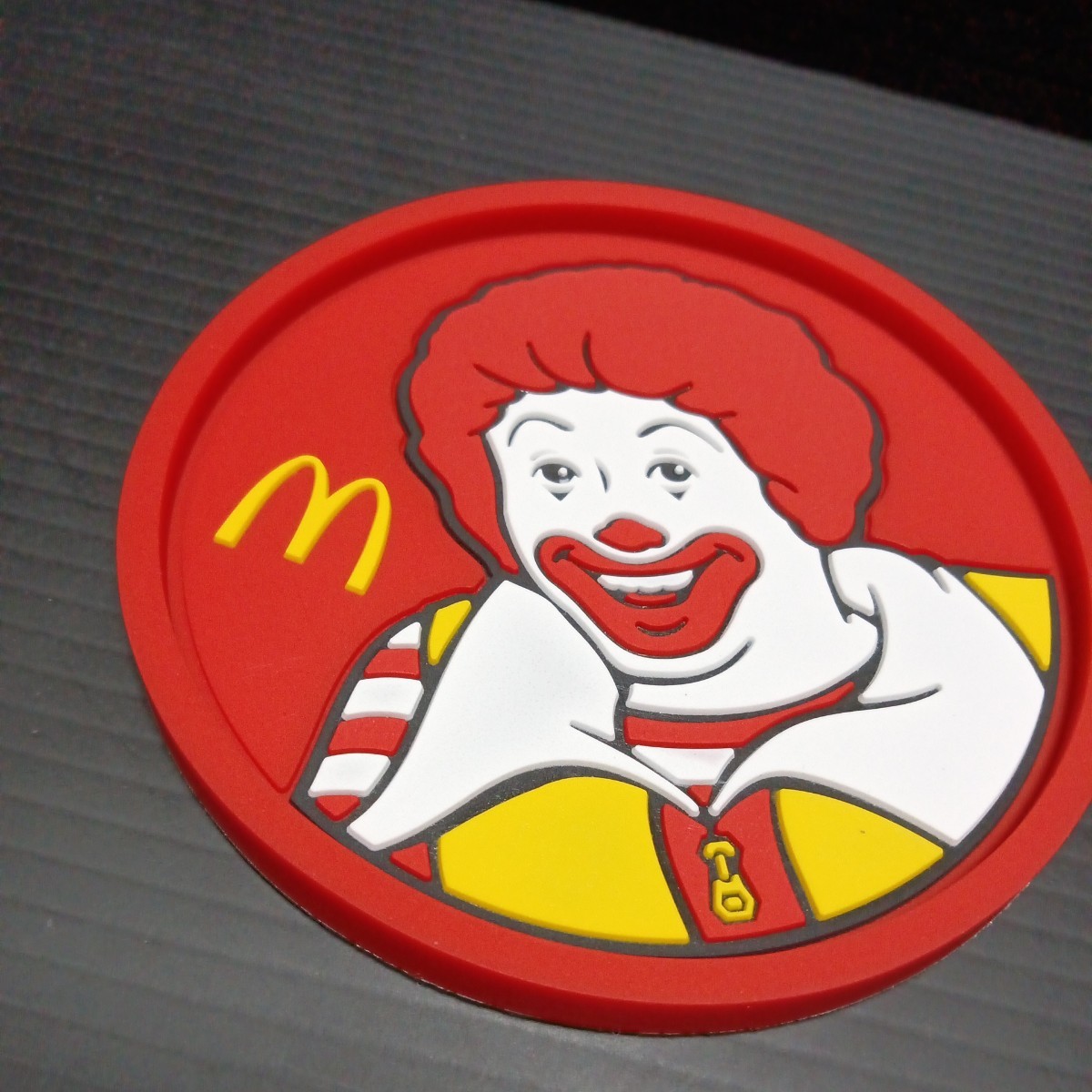 ● McDonald's「コースター 3枚」ドナルド　ロゴ　マクドナルド　ラバー_画像6
