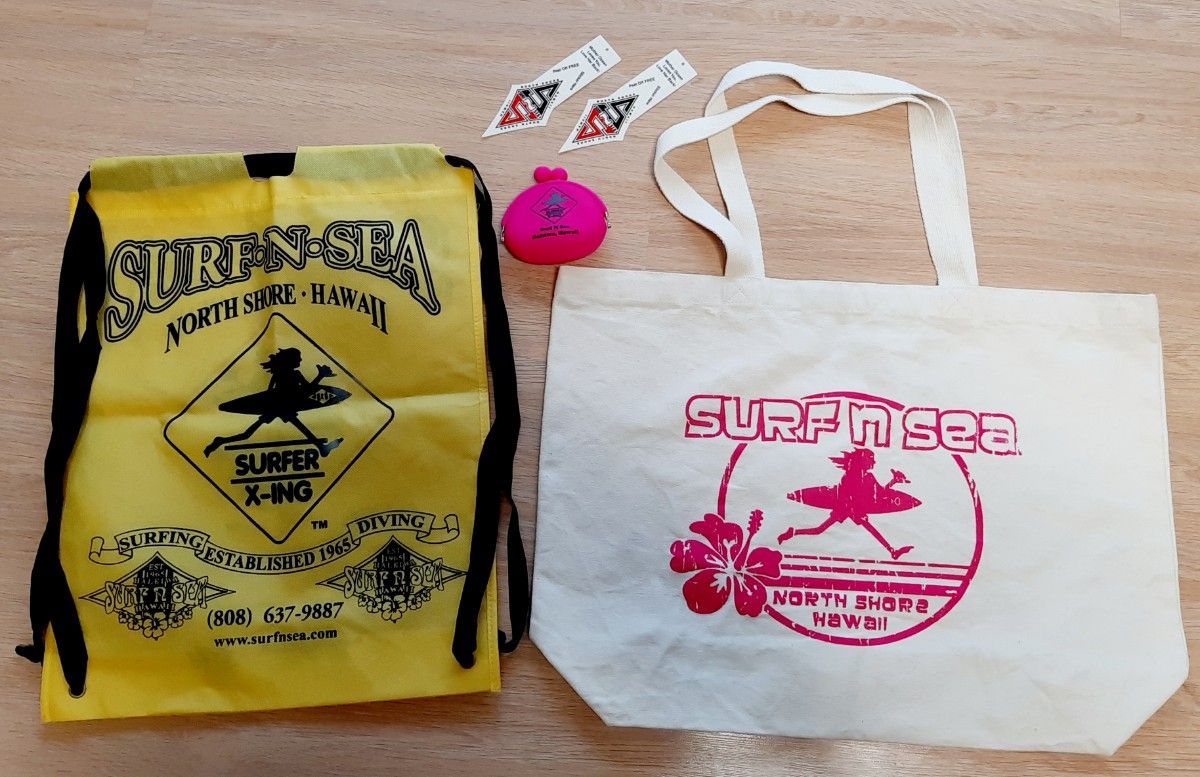 新品☆サーフ アンド シー SURF-N-SEA　トートバック　コインケース エコバッグ