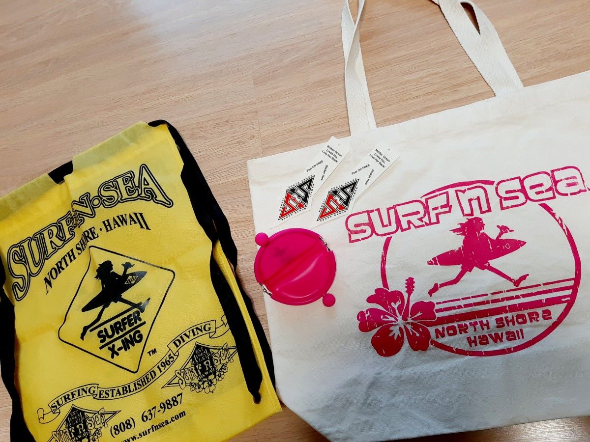 新品☆サーフ アンド シー SURF-N-SEA　トートバック　コインケース エコバッグ