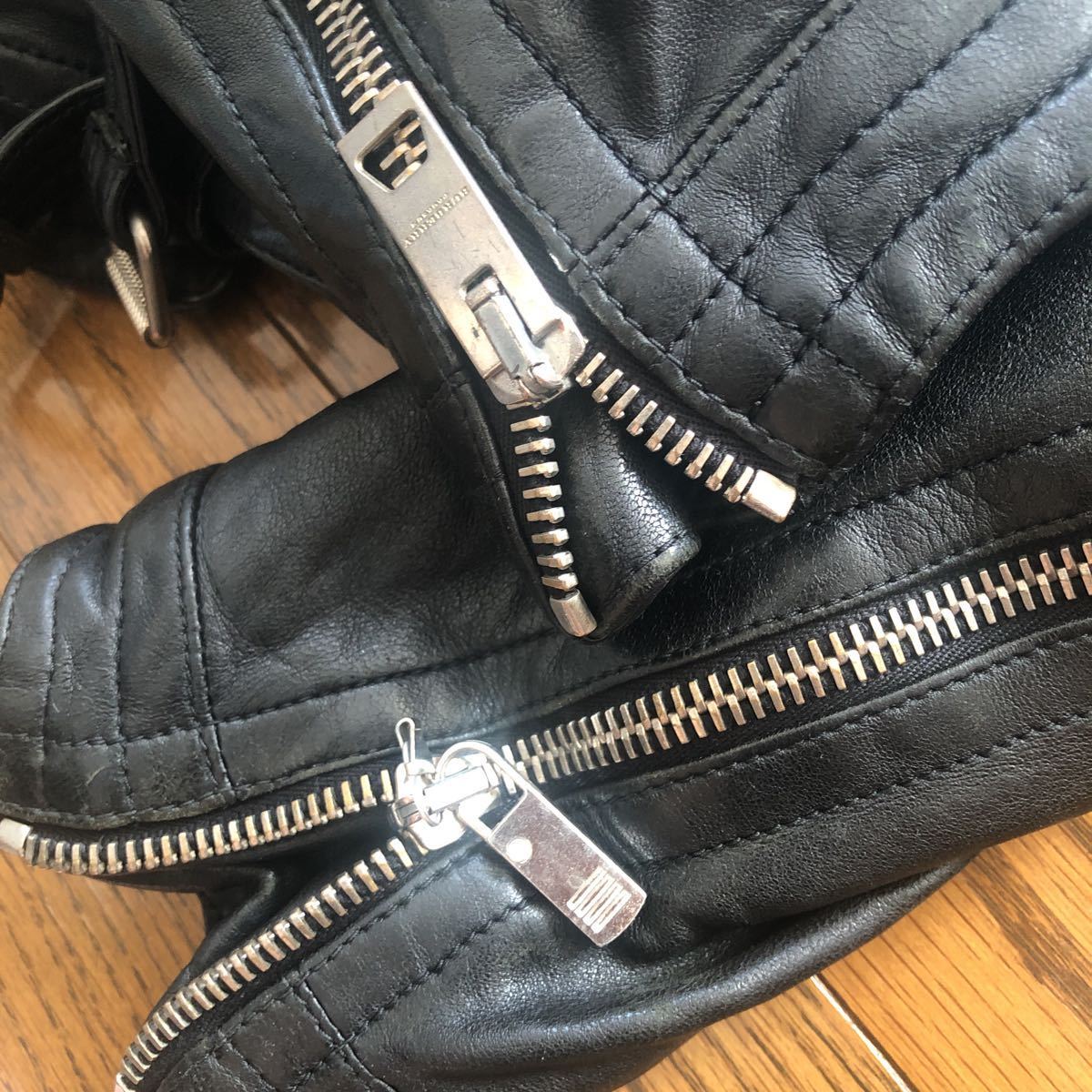 BURBERRY PRORSUM ss バイカーレザーライダース バーバリー