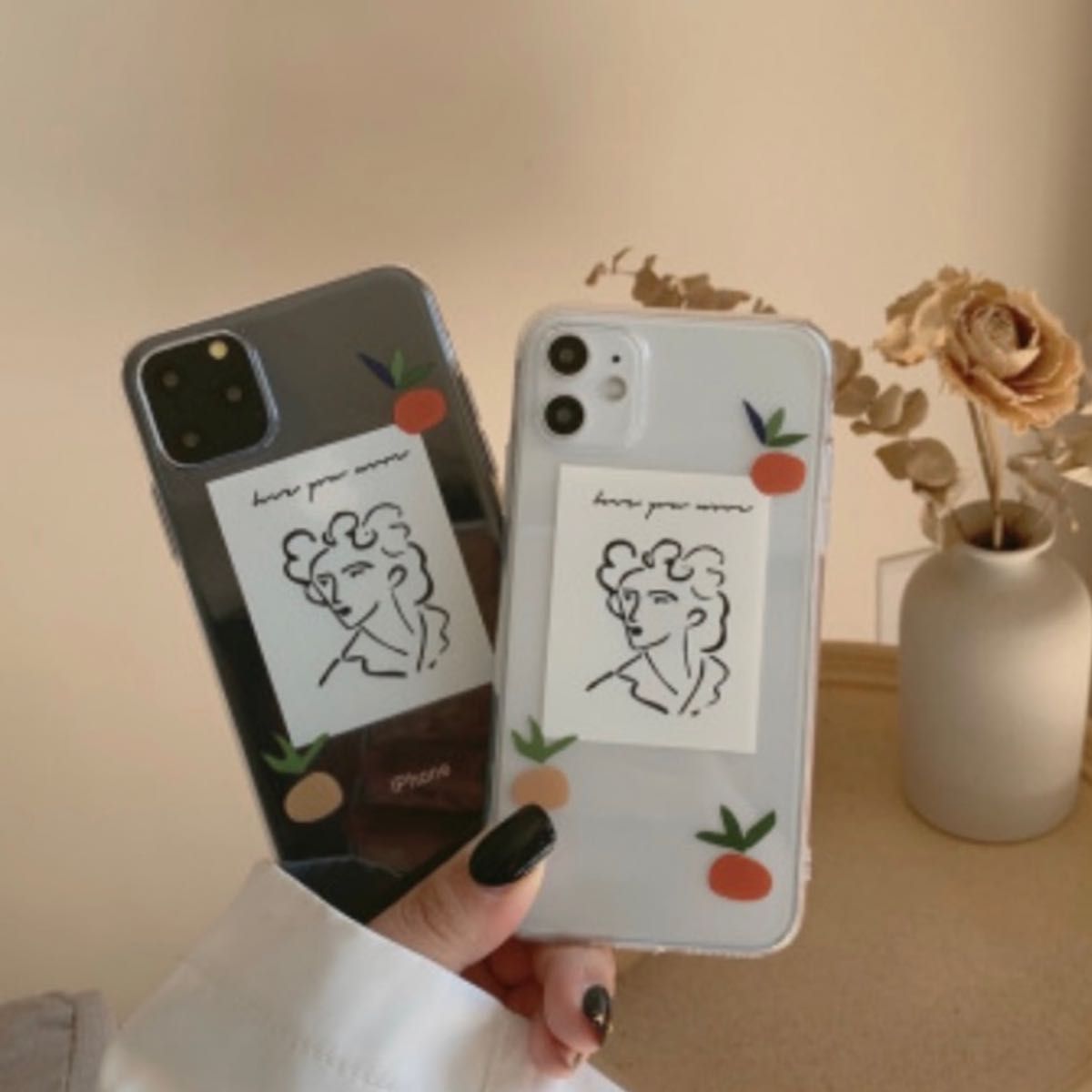 マンダリンアート iPhone11 ProMax ケース  韓国 可愛い