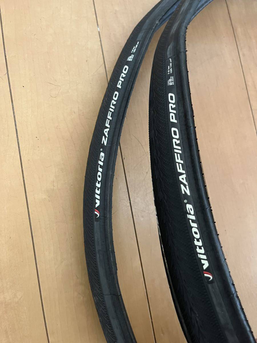 ★限定1セット★Vittoria Zaffiro Pro ヴィットリア ザフィーロ プロ 700×25C タイヤ 2本セット「元箱なし」 新品未使用品_画像1