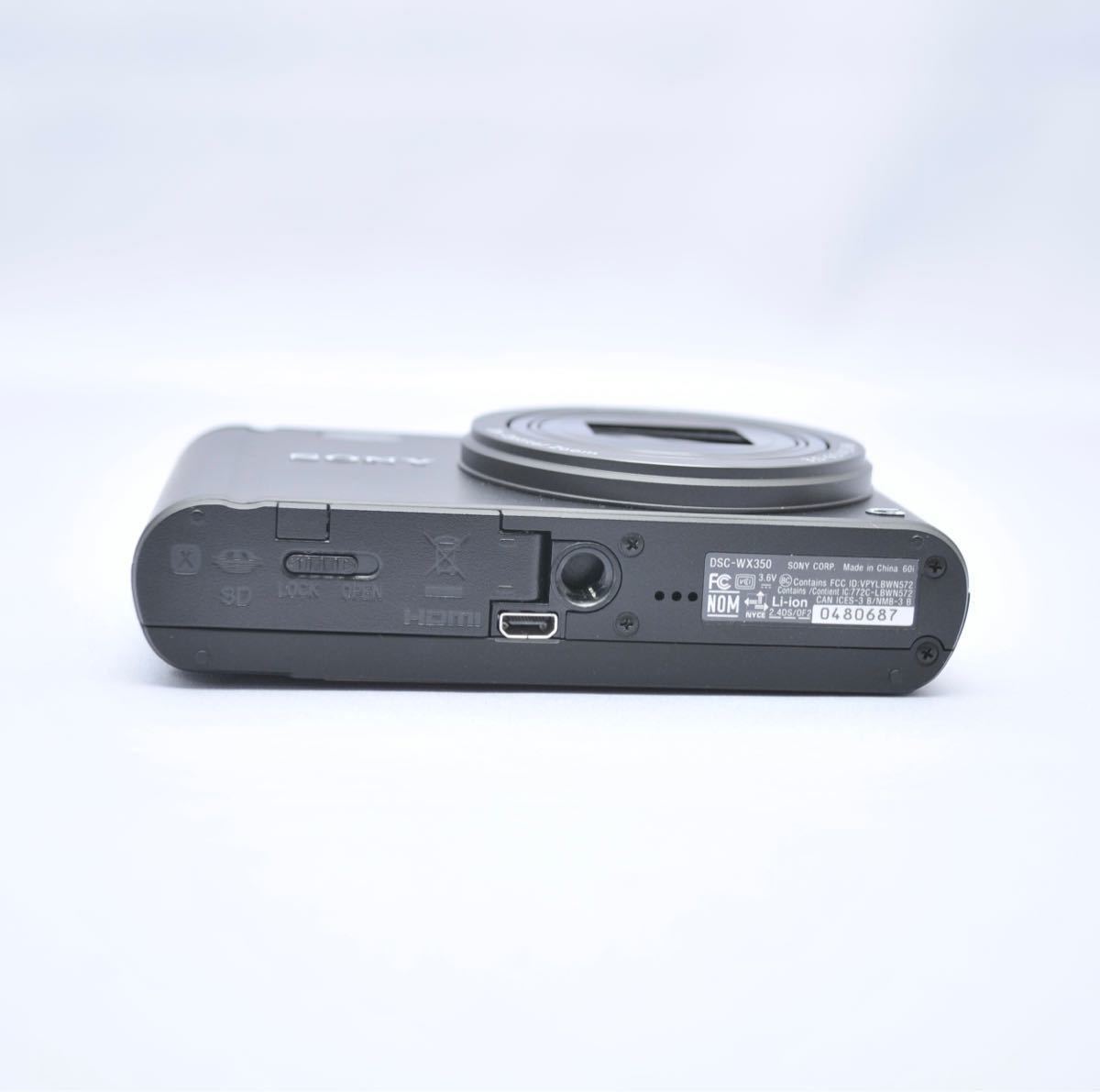 ソニー SONY デジタルカメラ Cyber-shot WX350 ブラック DSC-WX350-B_画像6