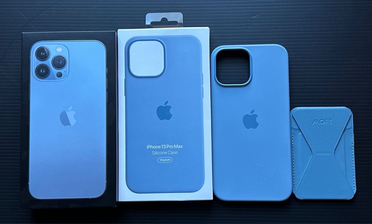 iPhone 13 pro max シエラブルー 512gb ケース付き 極美品 Apple