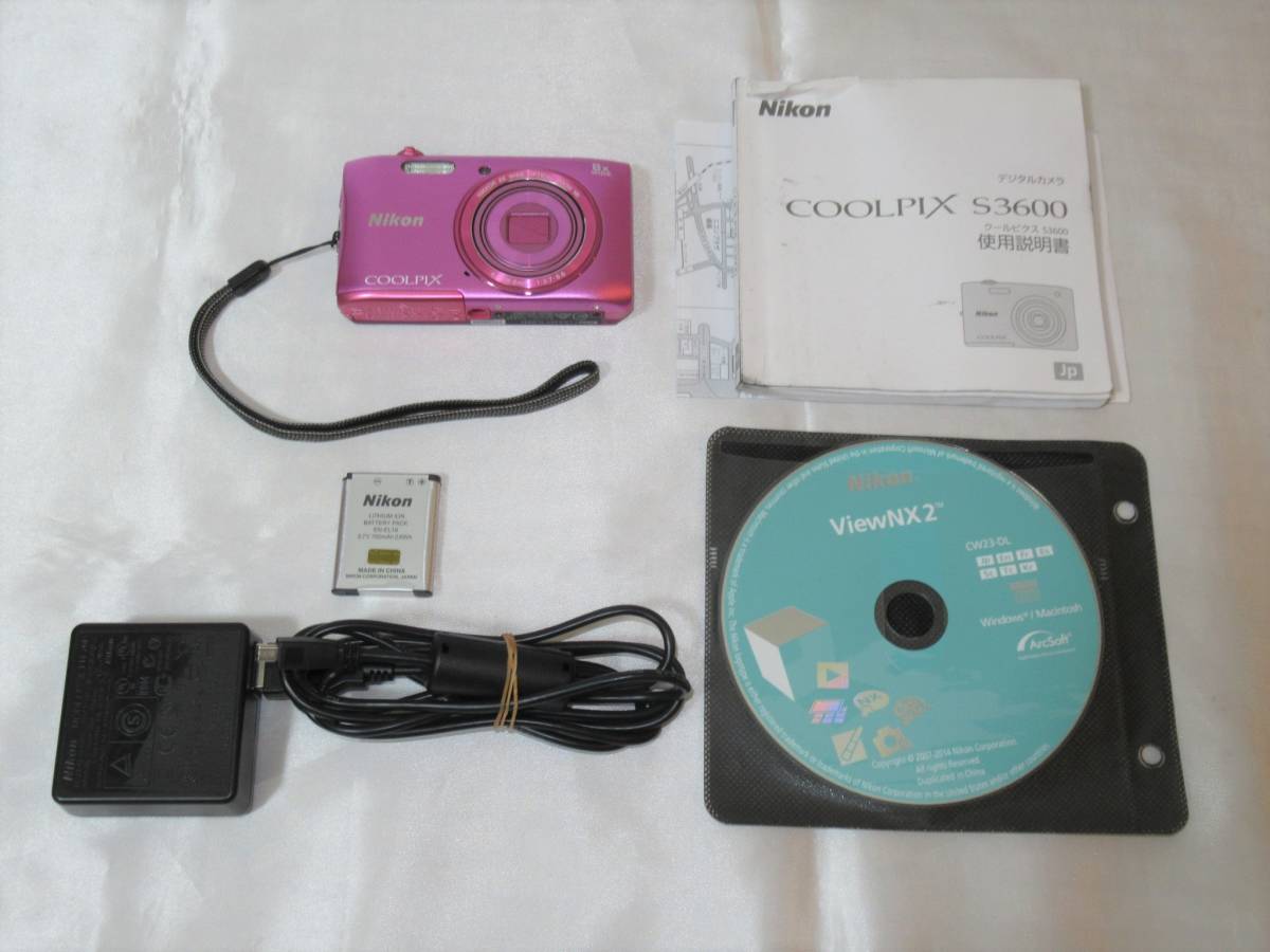 Nikon デジタルカメラ COOLPIX S3600 アザレアピンク abitur.gnesin