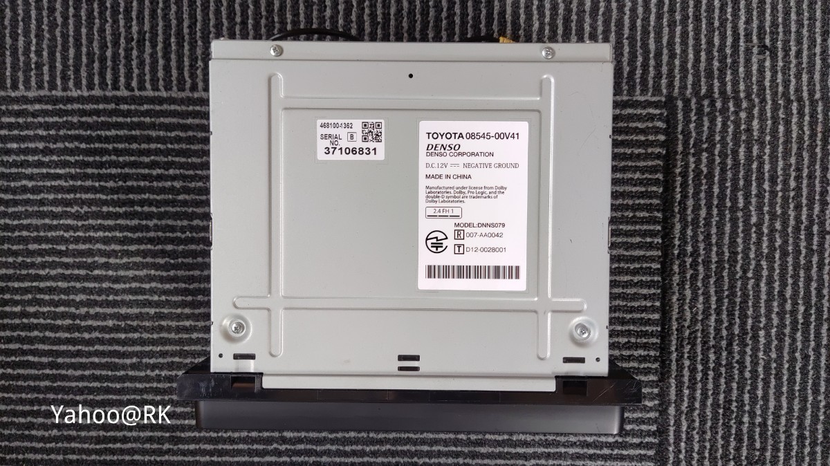 トヨタ純正ナビ 型式 NHZD-W62G DVD再生 テレビ フルセグ SD