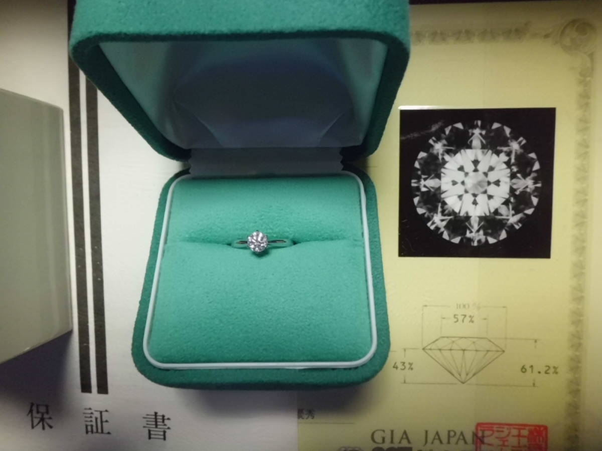 高級品市場 ★ 極上品 税込みの超お買い得 早い者勝ち PT900 ダイヤ 0.5CT UP Dカラー VS2 EX ハート&キューピット プラチナ台