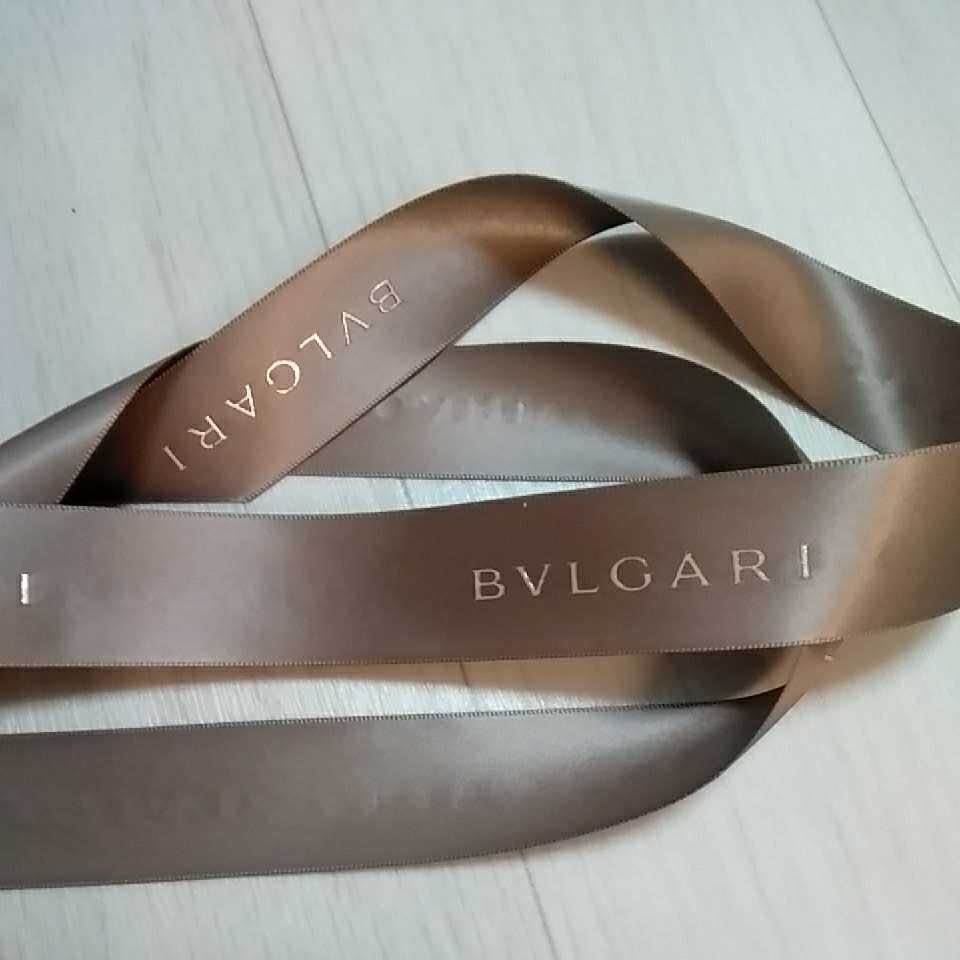 BVLGARI ブルガリ 包装用　リボン 幅2.5ｃｍ　2ｍ　未使用_画像2