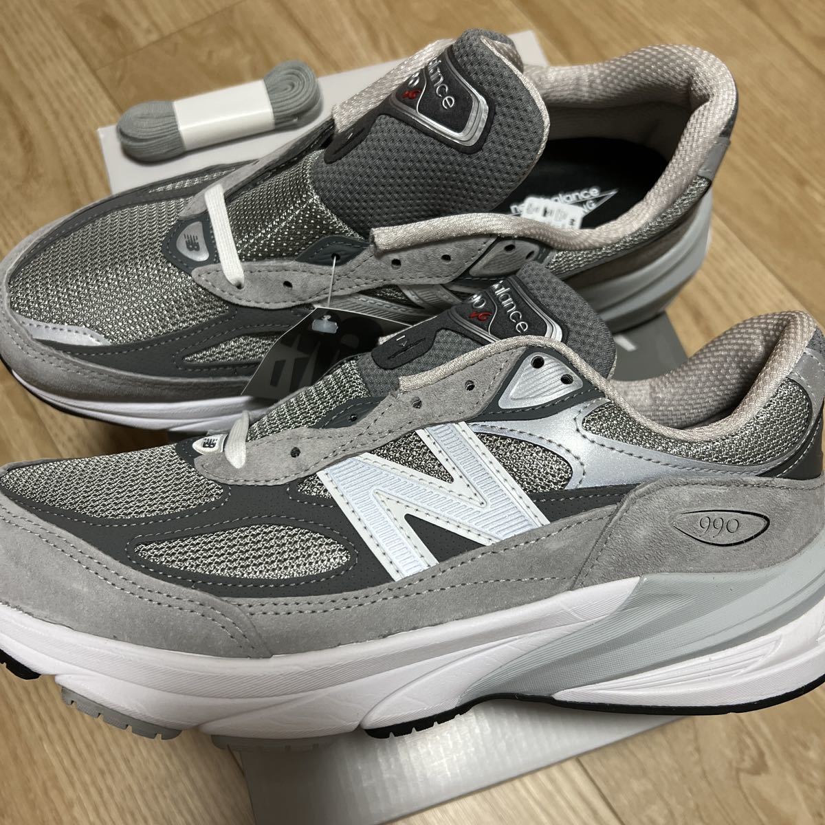 新品27.5cm 新品USA製NEW BALANCE M990GL6 グレーニューバランスM990