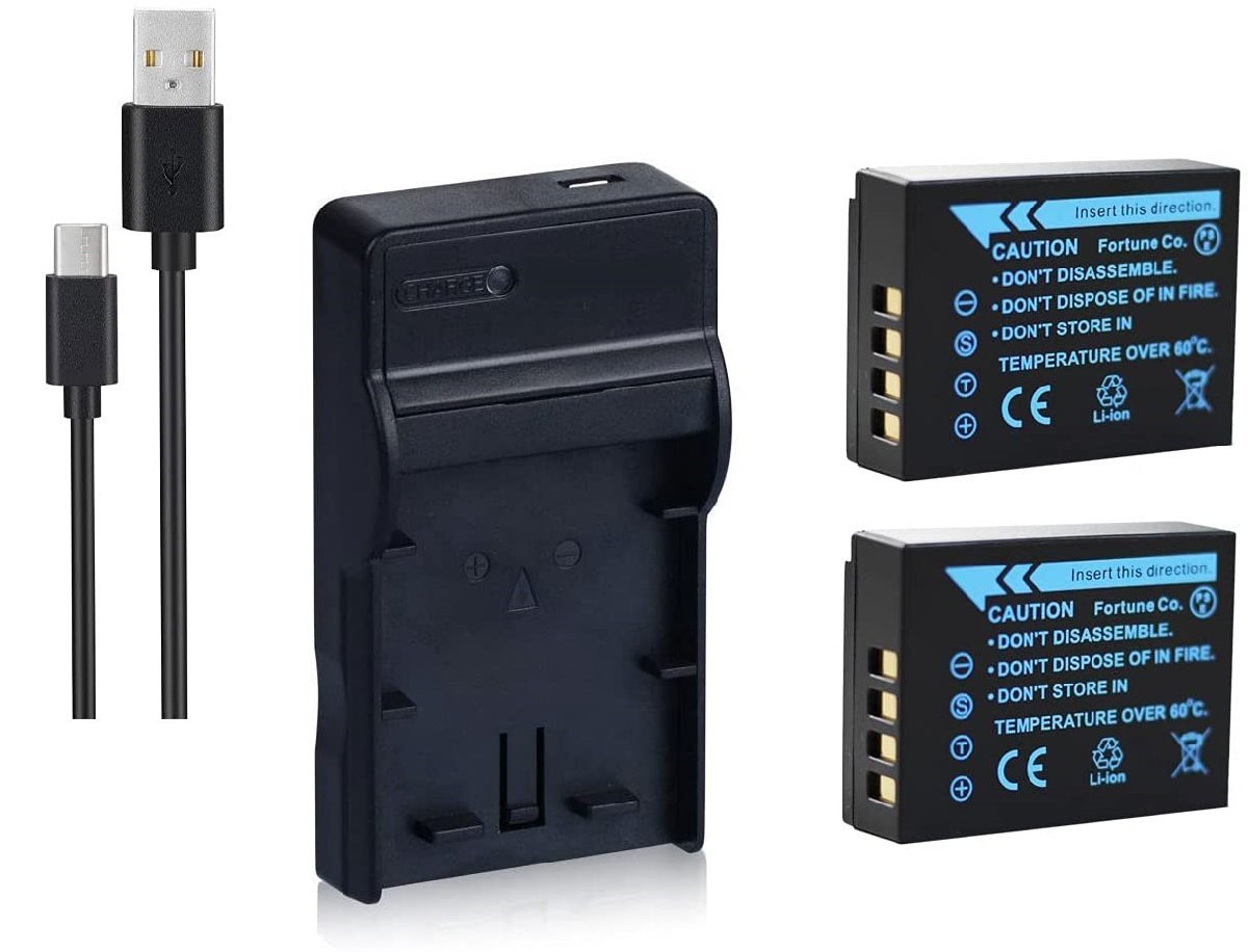 USB充電器とバッテリー2個セット DC129 と 富士フィルム FUJIFILM NP-W126 互換バッテリー_画像4