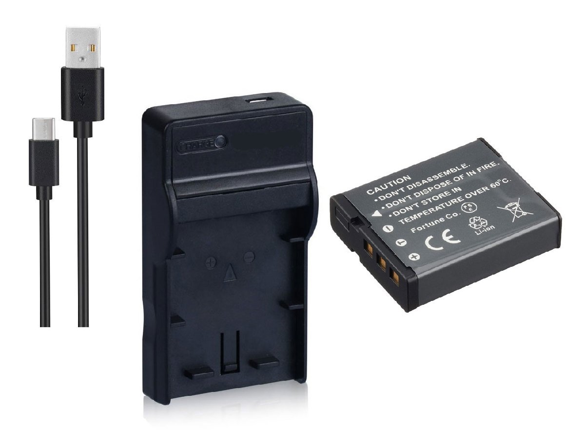 セットDC104 対応USB充電器 と CASIO カシオ NP-130 互換バッテリー_画像4