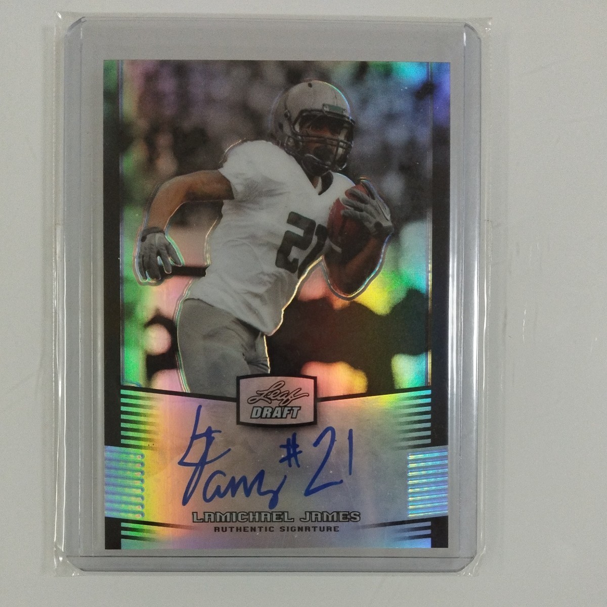 LAMICHAEL JAMES LEAF DRAFT 2012 AUTO 5/99 直筆サイン カード _画像1