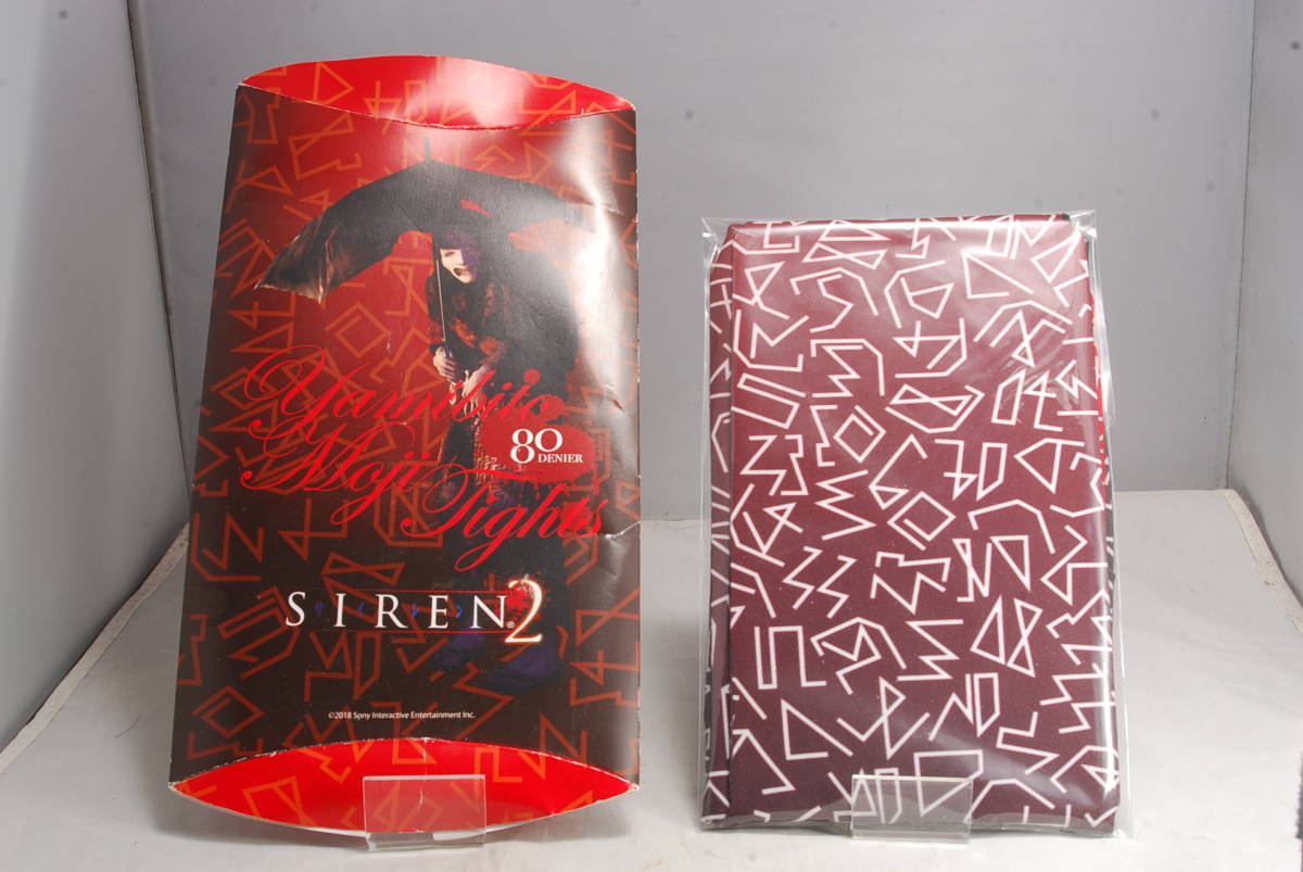 ◆希少◆「SIREN2」（サイレン2）闇人文字タイツ フリーサイズ 80デニール SIREN 2 NT New Translation SCEI SONY 墓場の画廊 6760_画像1