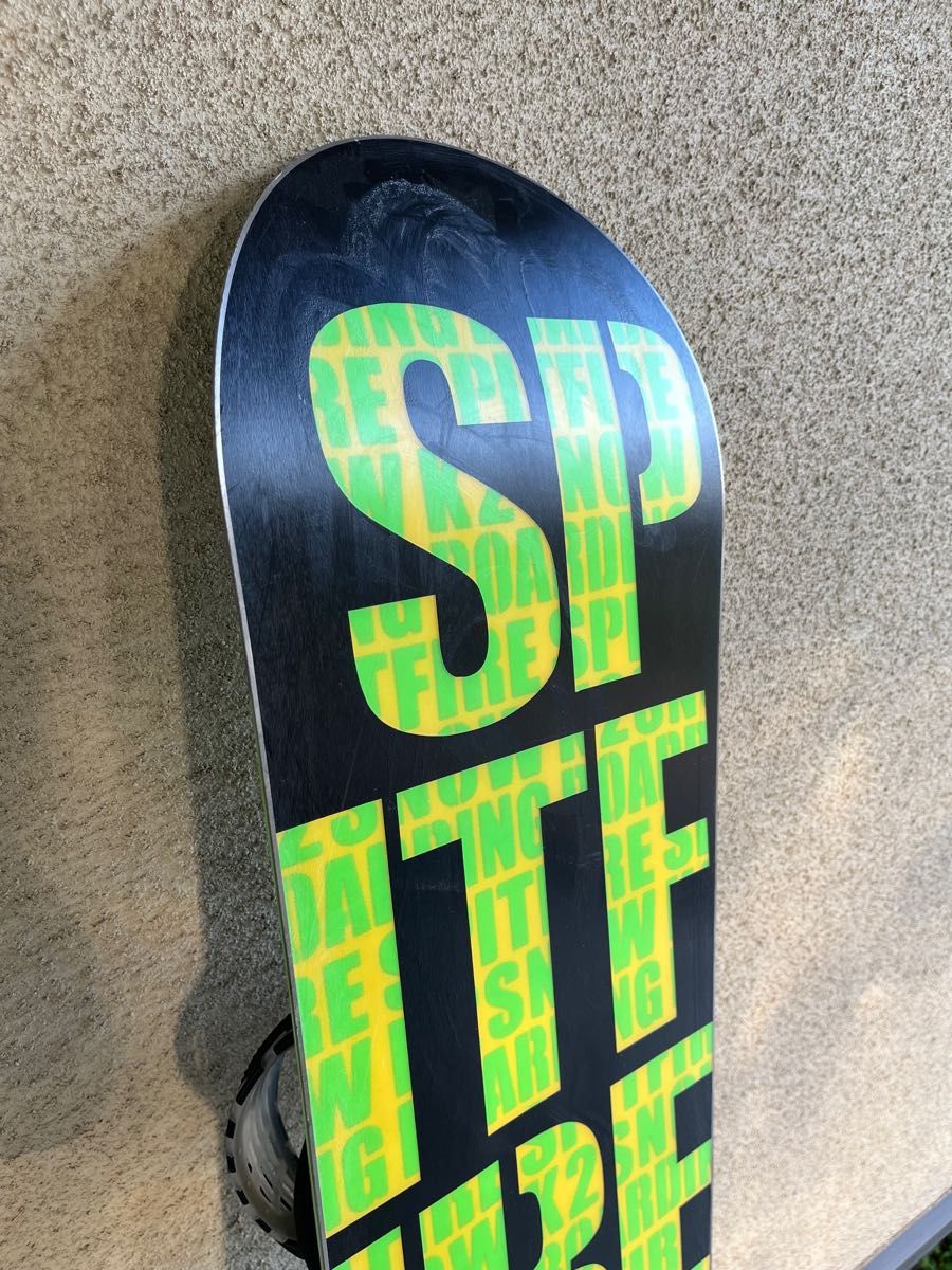 k2 スノーボードセットSPITFIRE 156cm ビンディング RIDE(Lsize k2 スノーボードセットSPITFIRE 156cm ビンディング RIDE(Lsize