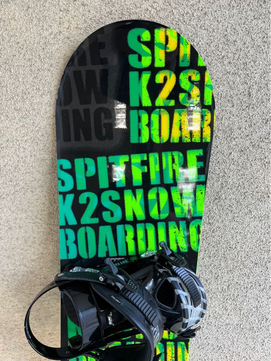 k2 スノーボードセットSPITFIRE 156cm ビンディング RIDE(Lsize k2 スノーボードセットSPITFIRE 156cm ビンディング RIDE(Lsize