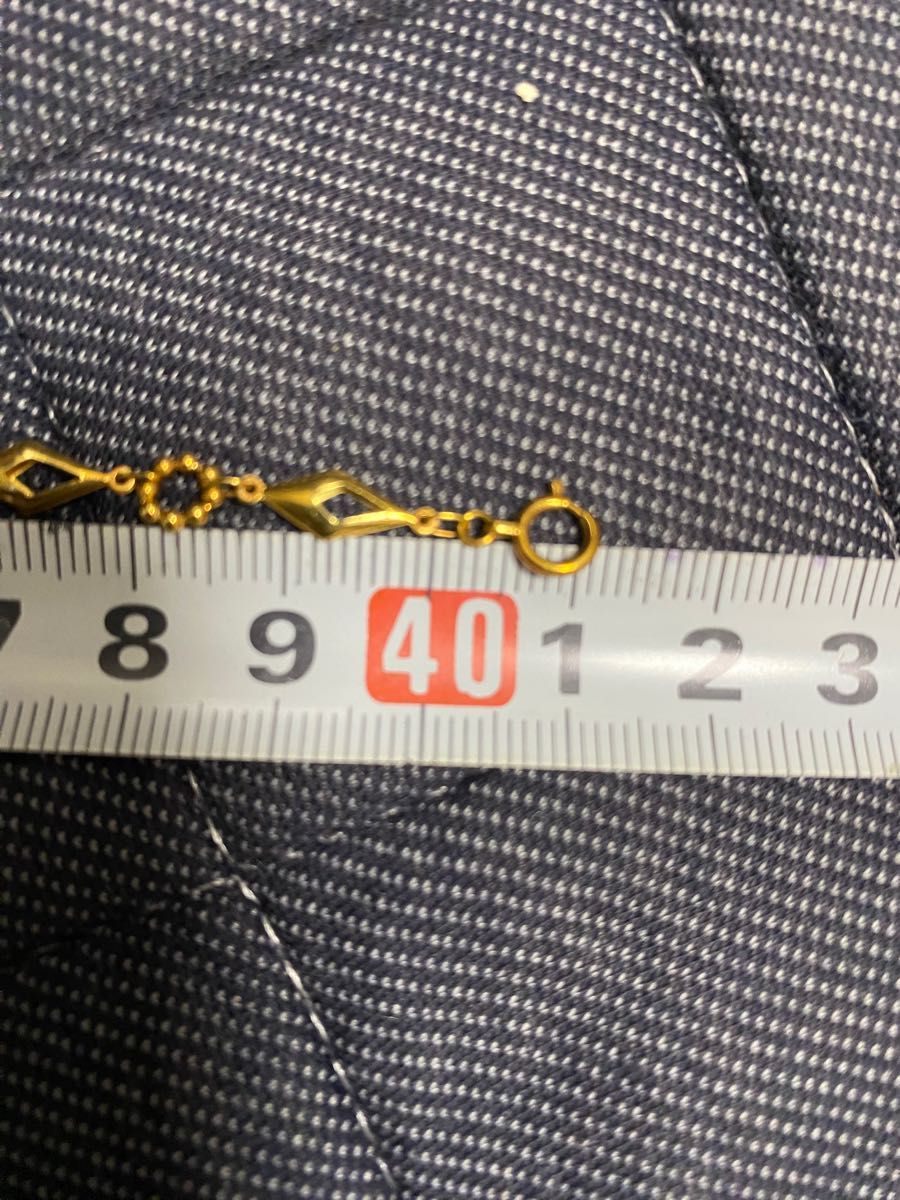 k18 デザインネックレス 約7g 40cm 金