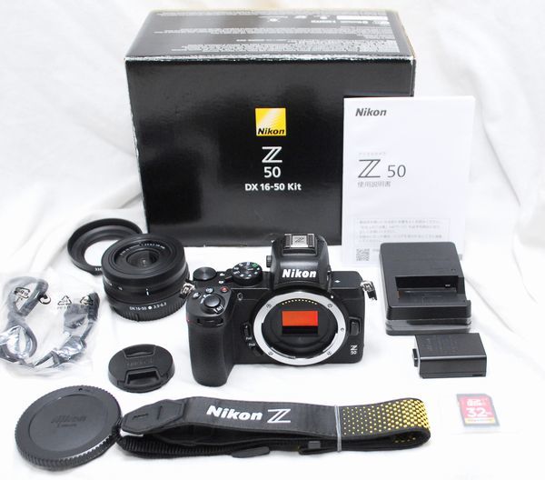新品同様の超美品 2980ショット・SDカード付き】Nikon ニコン Z50 Z DX