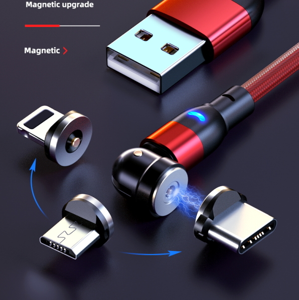 Type-C レッド タイプC 1m マグネット 端子 充電 ケーブル USBケーブル 磁石 磁気 防塵 着脱式 ワンタッチ 簡単接続 お年寄最適PAY_画像10