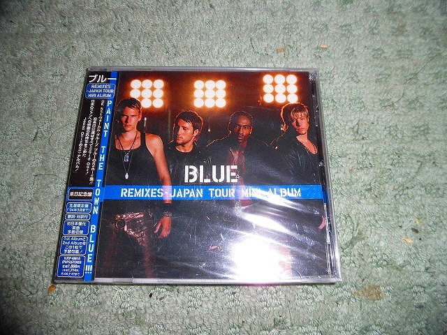 Y141 新品CD blue ブルー 生産限定盤 remixes Japan Tour Mini Album CD-Extra(映像入り) 2004年 全11曲入り _画像1