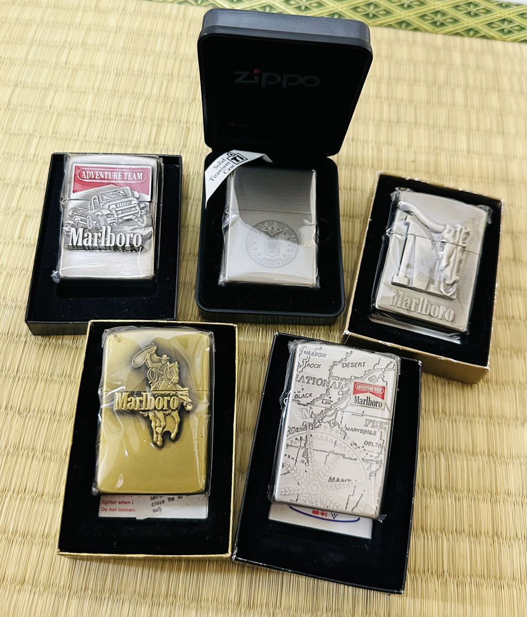 solid titanium Zippo - Marlboro adventure Zippo - etc. rare solid titanium Zippo - Marlboro adventure Zippo - etc. rare
