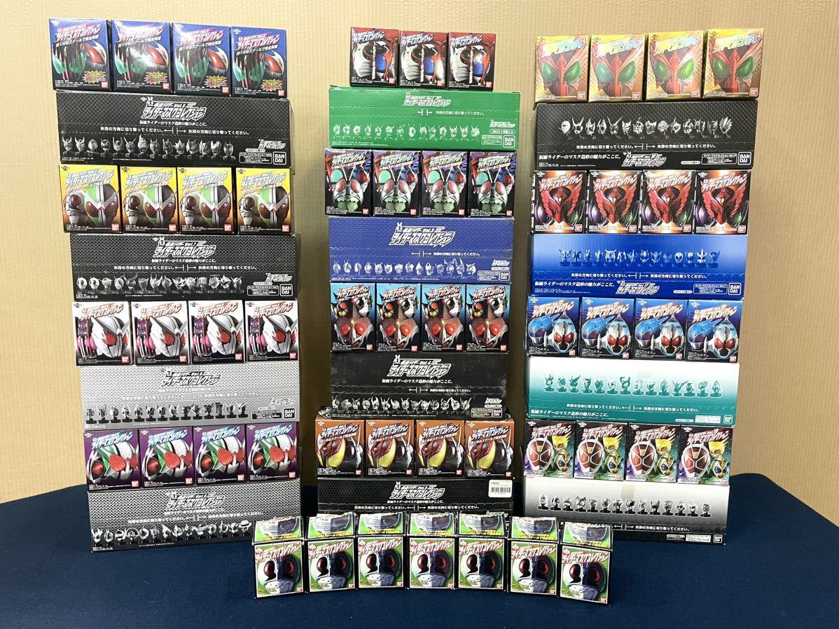 ★☆仮面ライダー ライダーマスクコレクション/マスコレ Vol.1〜13 コンプリートセット 発光台座/シークレット含む※説明文必読_画像1