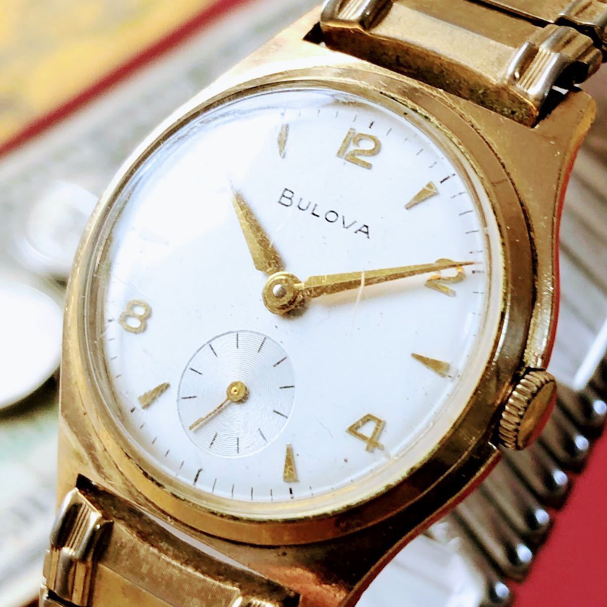 数量は多】 Ladies Quartz Classic Bulova Watch, 98P115) (Model: Two