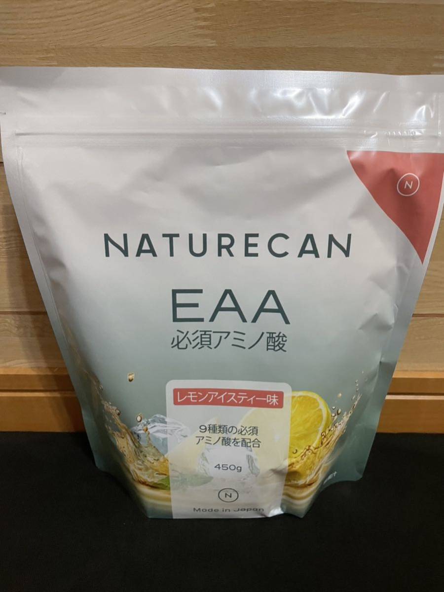 ★NATURECAN ネイチャーカン EAA レモンアイスティー味 450g BCAA プロテイン マイプロテイン 新品 送料込