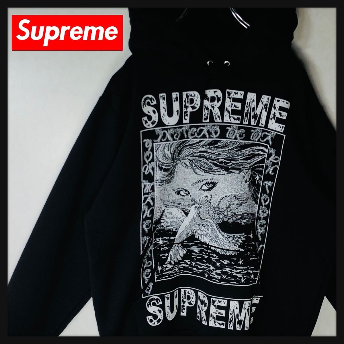 美品】シュプリーム SUPREME ドーブス プルオーバーパーカー 即完売 黒