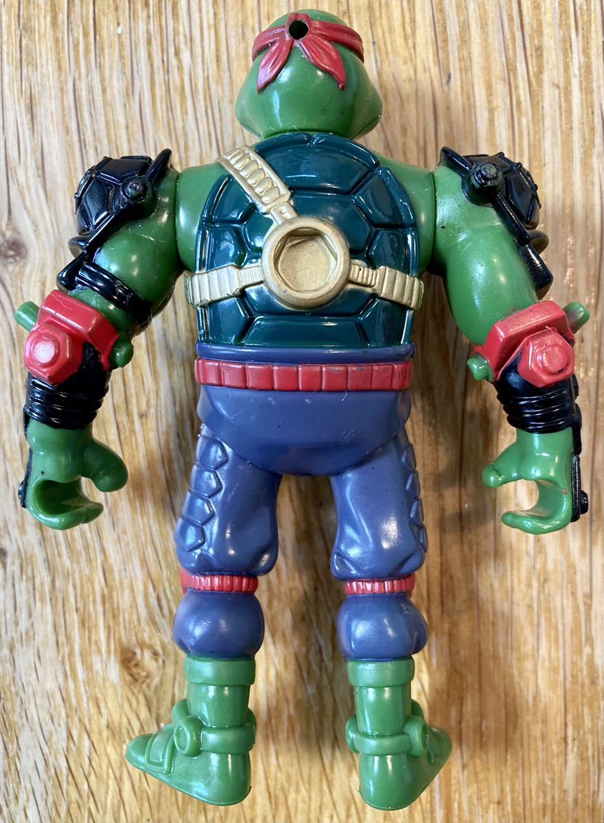 TMNT NINJA TURTLES 63 Metal Raphael 輝光 メタル タートルズ ラファエロ タカラ アメコミ トイ ビンテージ フィギュア 1995 _画像4