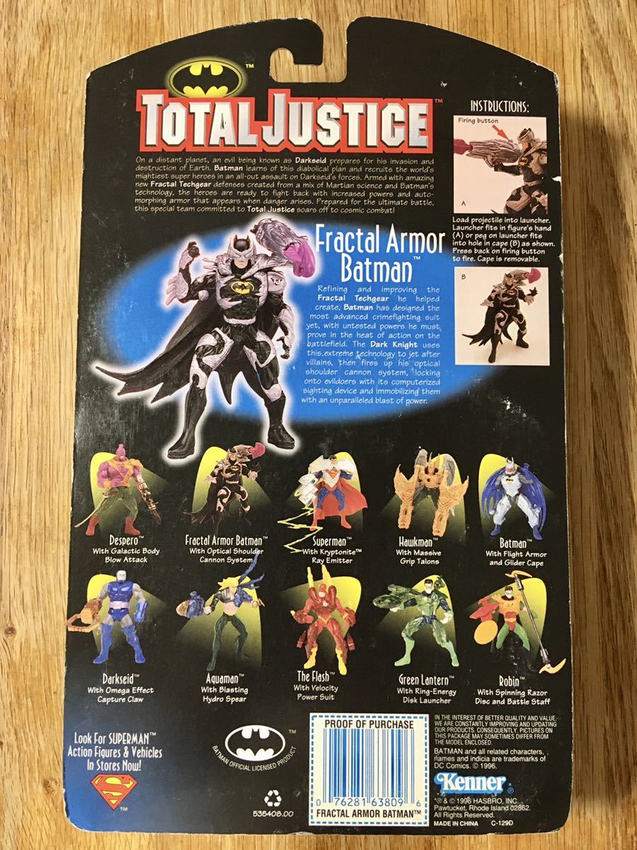 DC Kenner TOTAL JUSTICE BATMAN Figure ケナー トータルジャスティス
