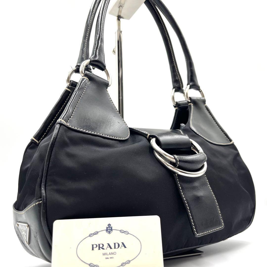 極希少 現行近】PRADA プラダ ムーン アクセサリーポーチ ハンドバッグ