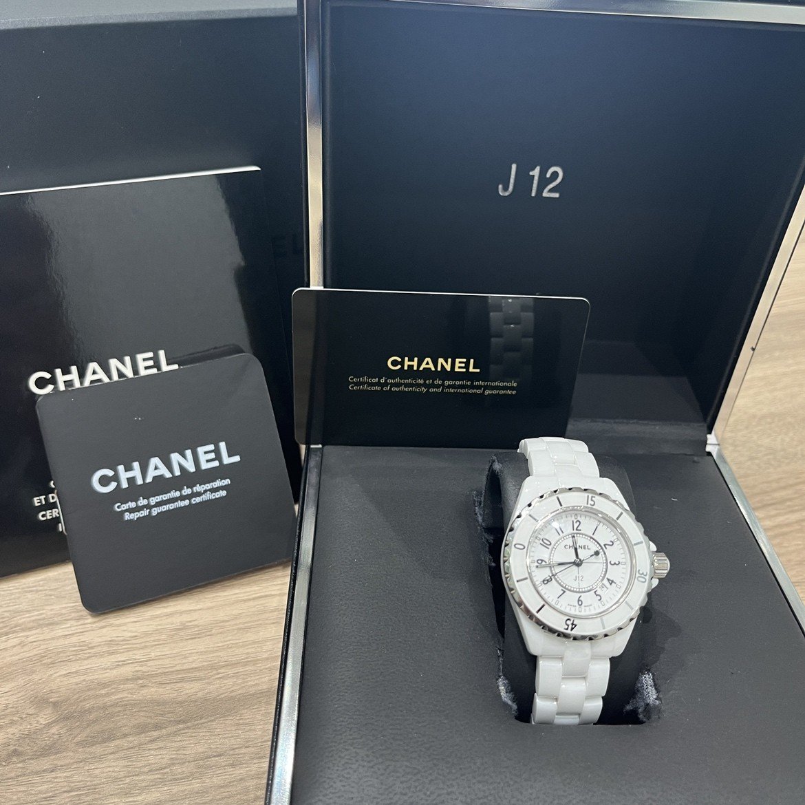【ジャンク品】CHANEL　J12　H0968　クォーツ　腕時計