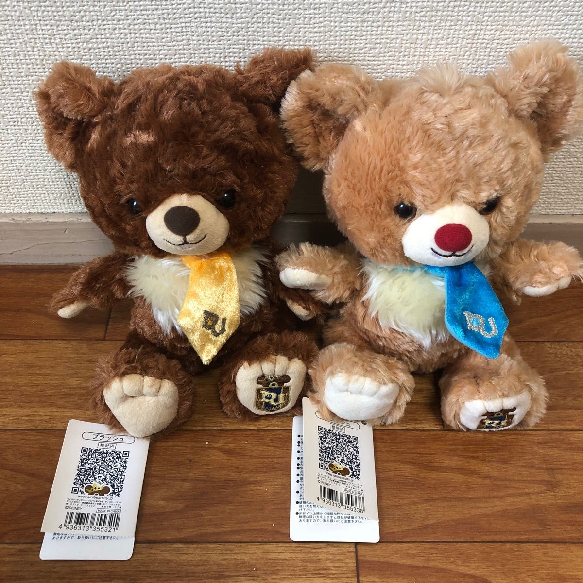 ユニベアシティ モン&ブラン ぬいぐるみ ディズニーストア ユニベアシティ モン&ブラン ぬいぐるみ ディズニーストア